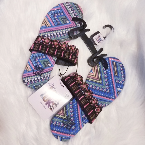Muk Luks Farrah Sandals Boho Summer Sandals - Picture 4 of 8